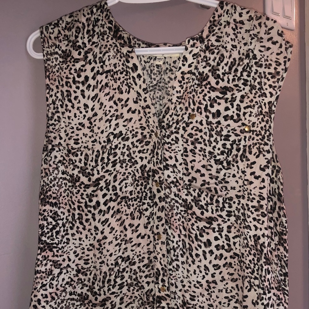 Leopard print tank